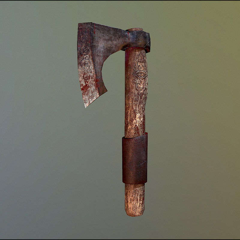 Axe Low Poly Game Ready