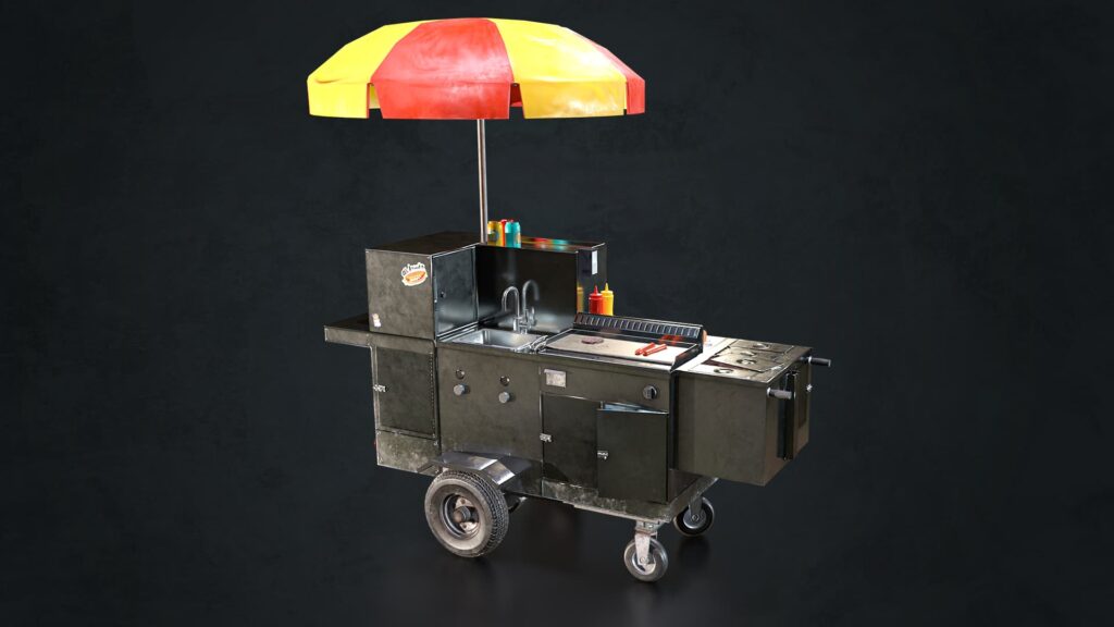 Making of Hot Dog Cart Blender